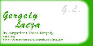 gergely lacza business card